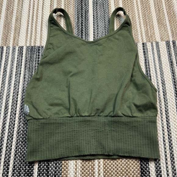 Free People Good Karma Crop High Neck Tank Size M/L Women - Picture 2 of 7